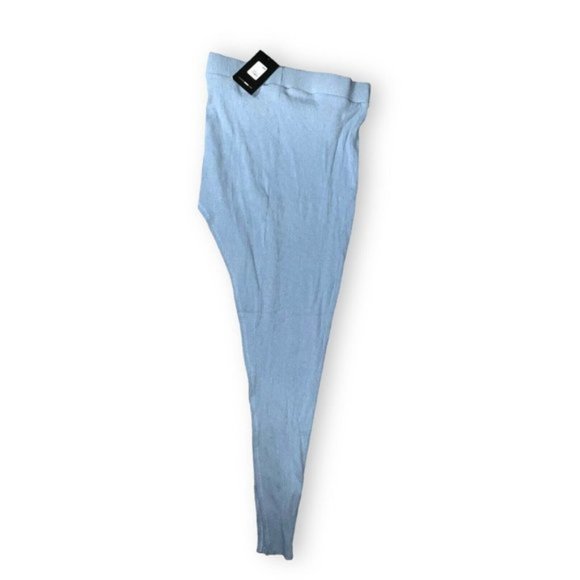 Fashion Nova Adrianna Snatched Waist Asymmetric Ribbed Knit Maxi Skirt XL NEW - Picture 5 of 8